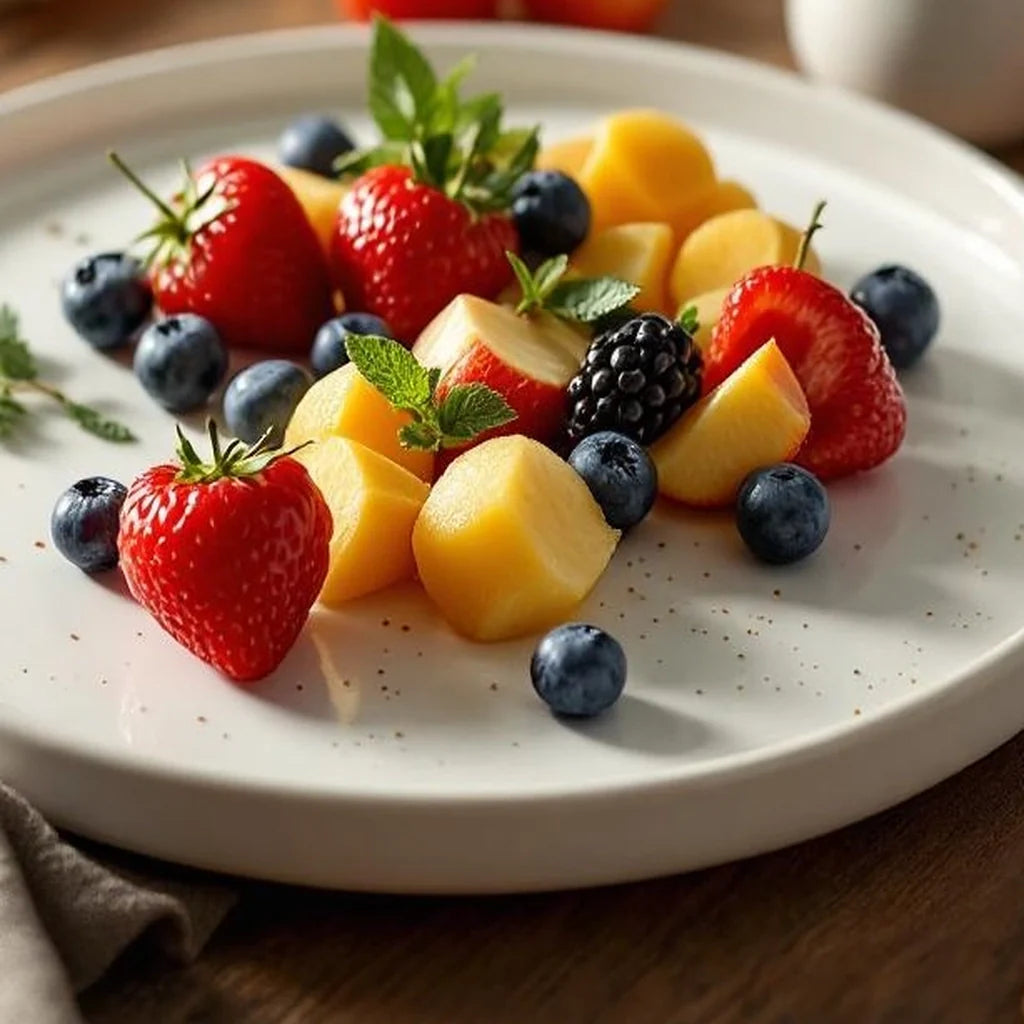 Artisan-Style Ceramic Platter in Warm White