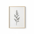 Botanical Poster Print Set of 2 in Neutral Tones