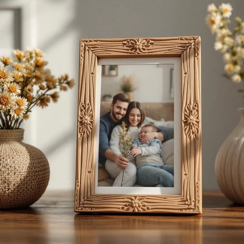Carved Wood Picture Frame 5x7 Style