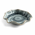 Ceramic Decorative Plate with Wavy Edge