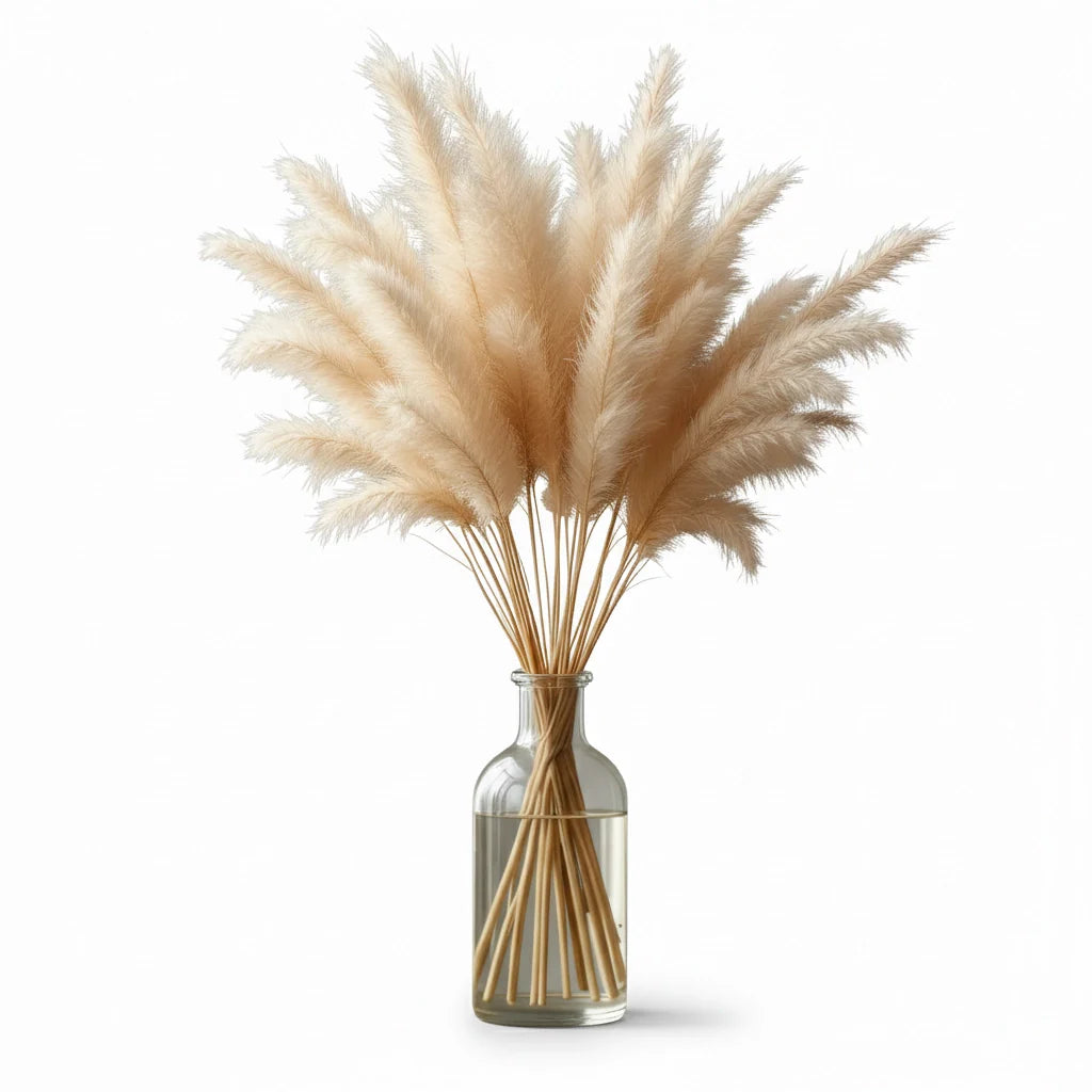 Decorative Dried Pampas Bundle in Natural