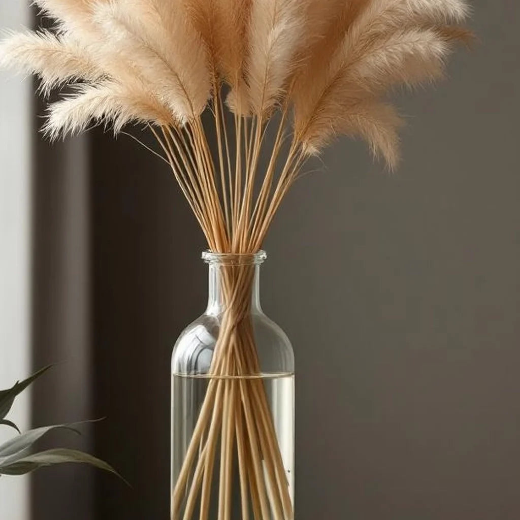 Decorative Dried Pampas Bundle in Natural