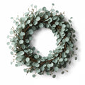 Decorative Wreath with Dried Eucalyptus Look