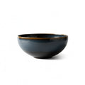 Hand-Finished Stoneware Centerpiece Bowl in Charcoal