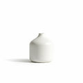 Minimal Ceramic Bud Vase in Chalk White