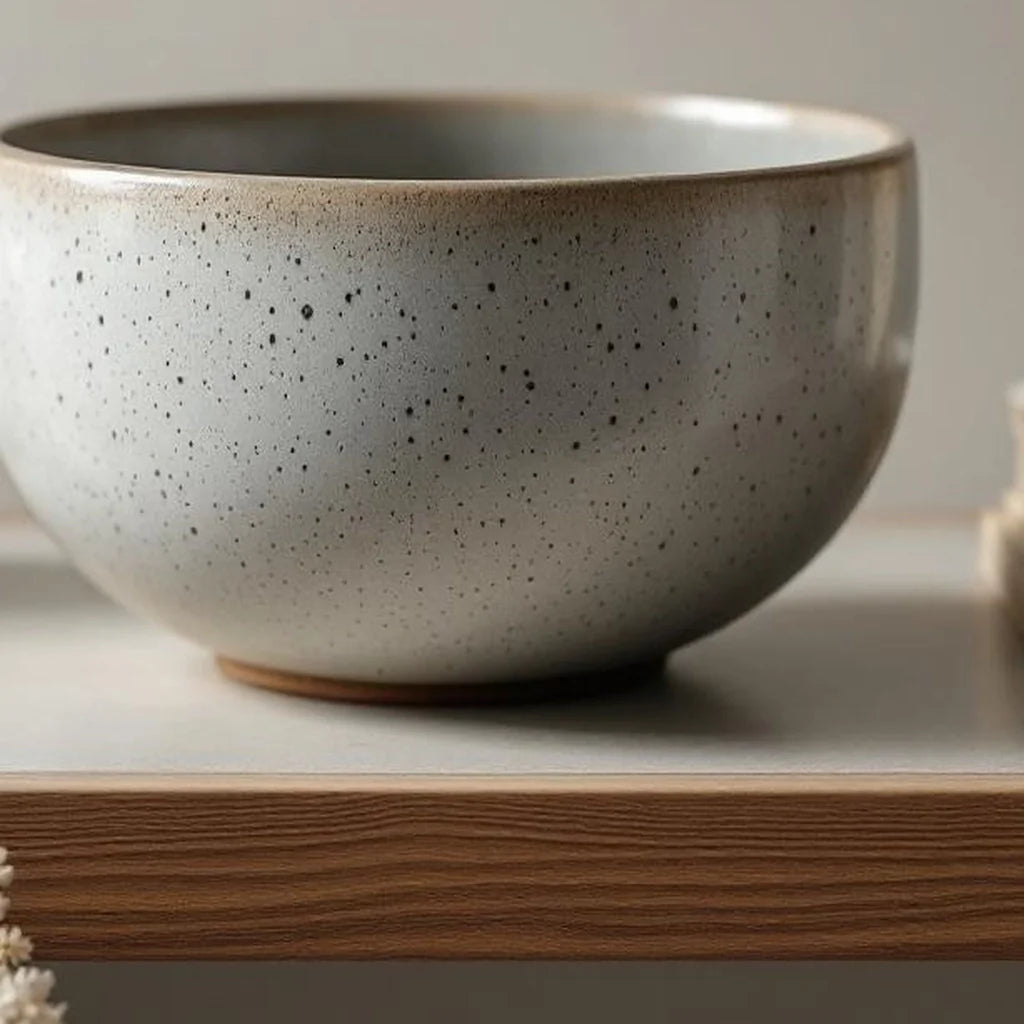 Speckled Stoneware Decorative Bowl