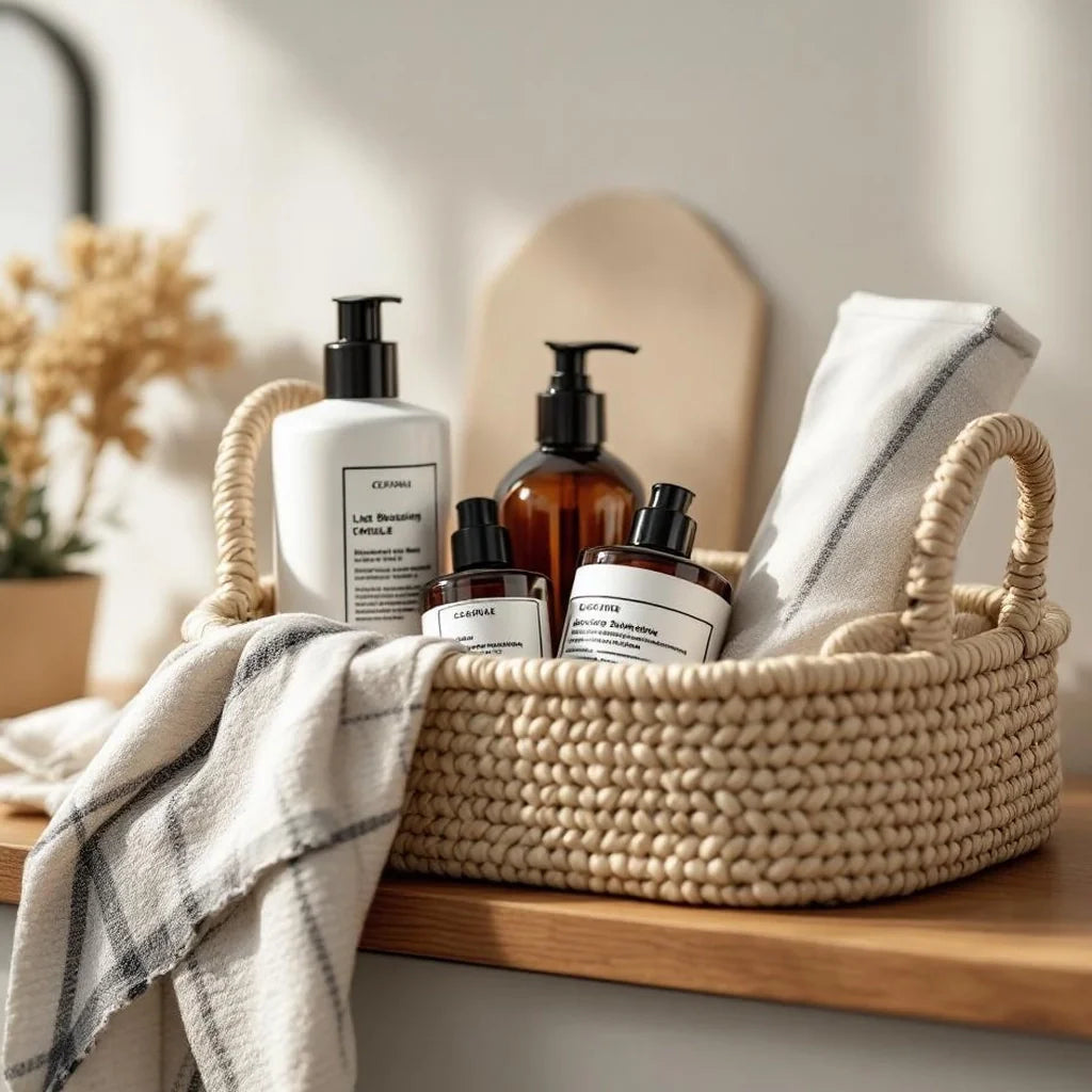 Woven Seagrass Storage Caddy with Handles