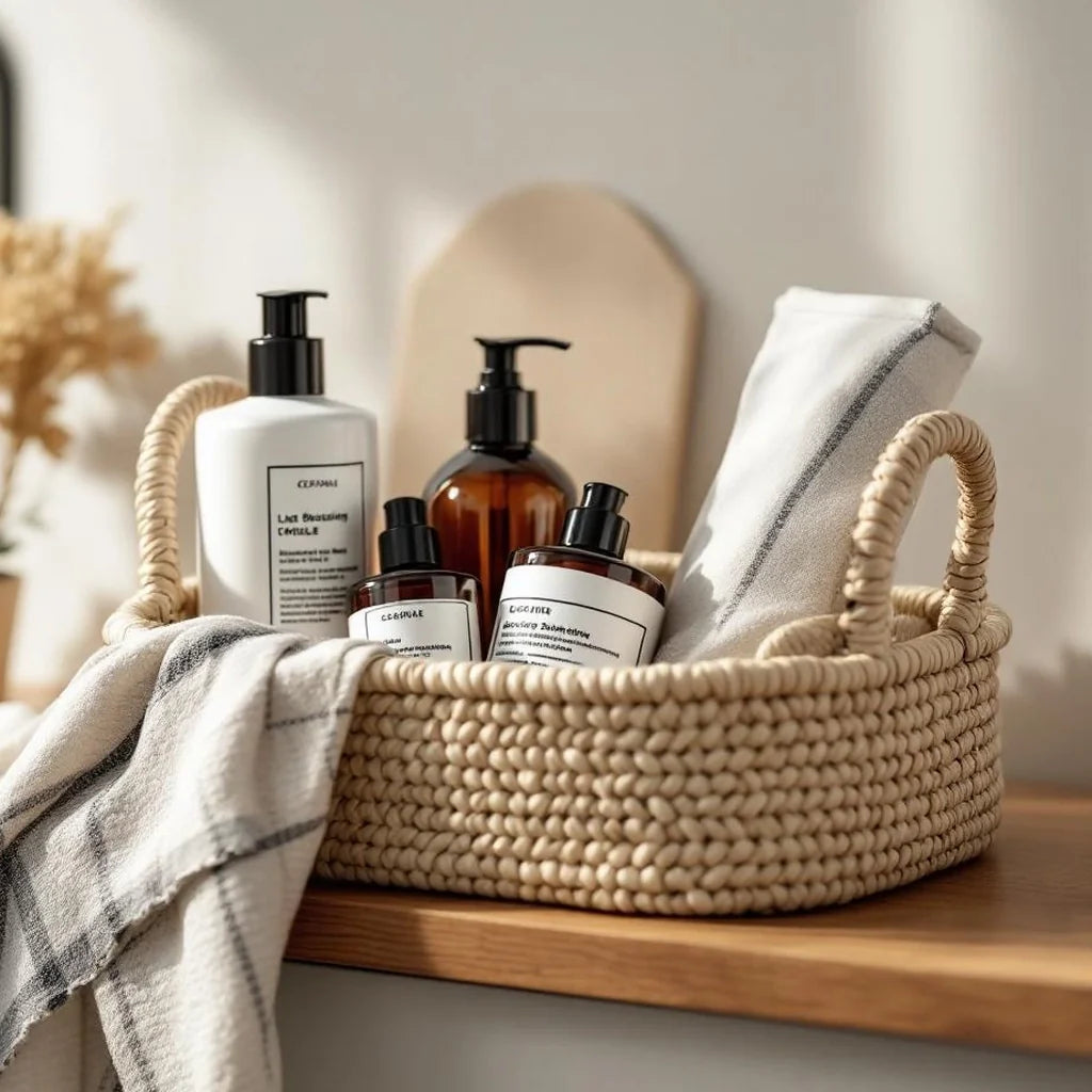 Woven Seagrass Storage Caddy with Handles